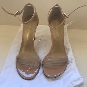 Stuart Weitzman nudistsong sandal size 6.5, nude